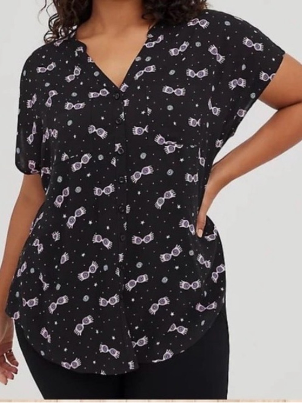 Torrid Luna Lovegood 
/Harry Potter Button Up Blouse